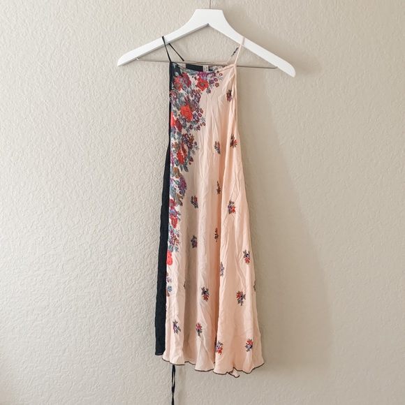 Free People It’s a Cinch Floral Printed Slip, XS - Picture 3 of 6